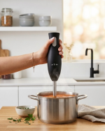 Paslanmaz Çelik Blender Ayağına Sahip Ergonomik El Blenderı - Görsel 5
