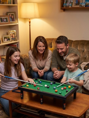 Çocuklar İçin Bilardo Seti Masaüstü Snooker ve Pool Oyuncak