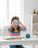 Mavi HD Taşınabilir Mini Kamera Video Kayıt ve Fotoğraf Çekim Özellikli - Görsel 5