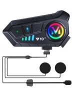 Bluetooth 5.3 Kask İçi Intercom Kulaklık 1000 m Mesafe 1000 mAh - Görsel 2