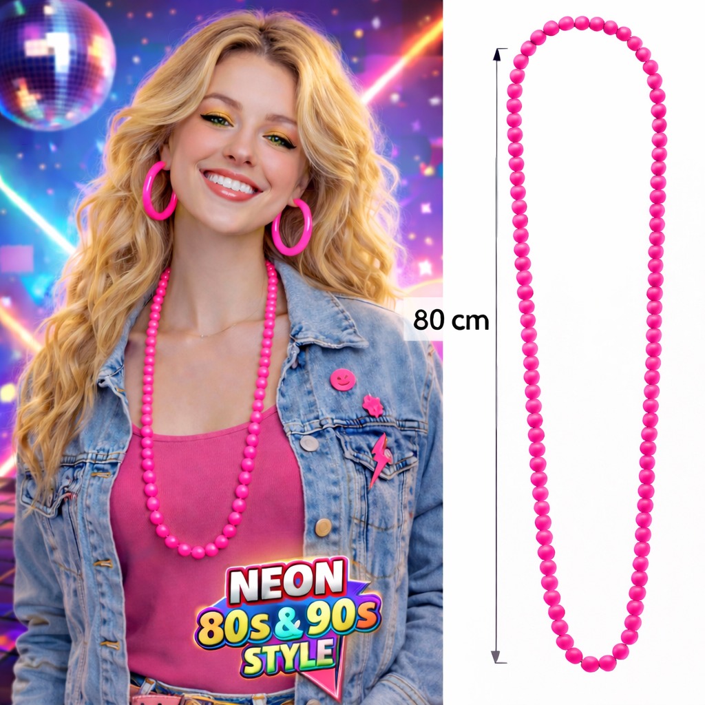 2144694_neon-pembe-boncuk-kolye-80-cm-retro-80-ler-90-lar-parti-resim-5391.jpg Neon Pembe Boncuk Kolye 80 cm – Retro 80’ler 90’lar Parti Aksesuarı - Görsel 1