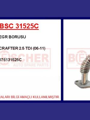 EGR BORUSU CRAFTER 2.5 TDI 06-11