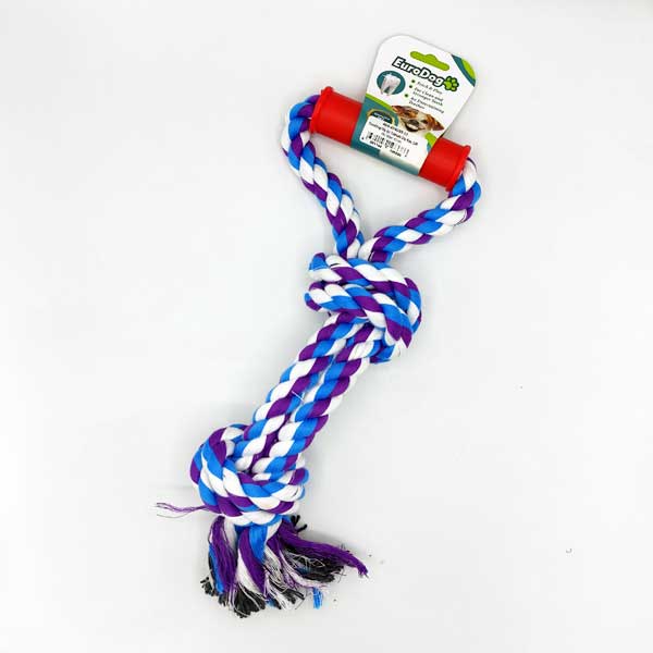 2161287_454-AY4033-01.jpg EuroDog Diş İpi Tutmalı Diş Kaş.Çift Dü.Mavi 40cm - Görsel 1