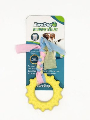 EuroDog Puppy Toys Sarı Çark Diş Kaşıma Oyuncağı