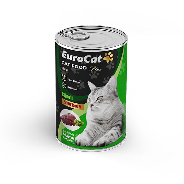 2161823_455-FC9803.jpg EuroCat Kedi Konservesi Ciğerli 415 Gr - Görsel 1