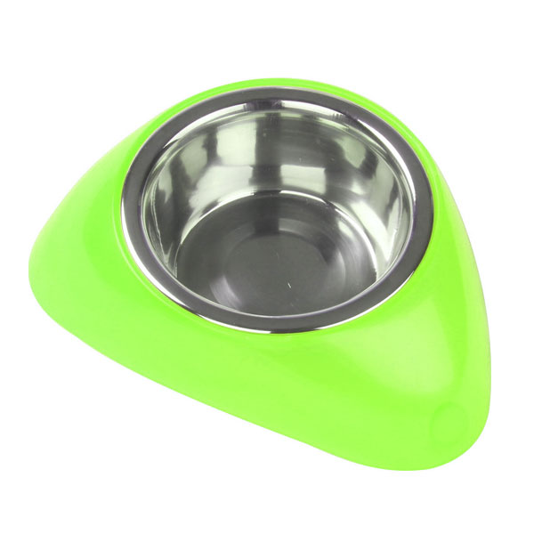 2162376_679-11022.jpg Pawise Plastik Ayaklı Mama Kabı 750 Ml Yeşil - Görsel 1