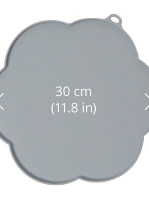Catit Çiçek Şekilli Su Pınarı Altlığı Gri