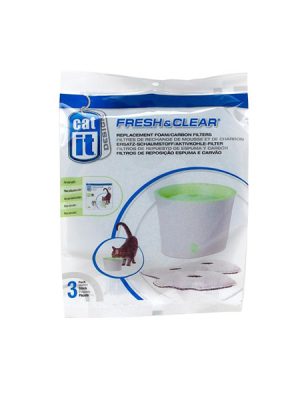 Catit Sünger ve Karbon Filtre 55600 İçin (3 Lü)