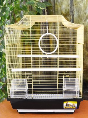 Kafes 34,5x28x45,5 Kafes Pirinç Yayvan Tepe Düz Çatı