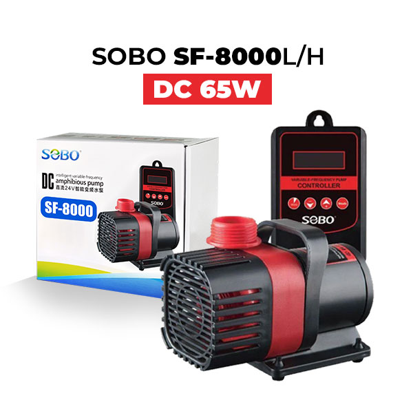 2167572_745-SF-8000.jpg Sobo Debi Kontrollü DC Pompa 65W 8000 LtH 5,5 M - Görsel 1