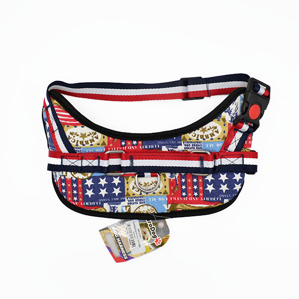 2167581_454-VT46-XL.jpg EuroDog Desenli Fular Tipi Göğüs Tasması XL - Görsel 1
