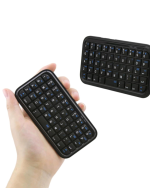 Taşınabilir Mini Bluetooth Klavye Şarjlı Kablosuz Klavye - Görsel 3