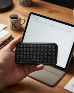Mini Bluetooth Klavye Kablosuz Taşınabilir Cep Boyutu Klavye - Görsel 5