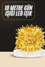 10 Metre Günışığı Led Işık Fişli Dekoratif Ortam Aydınlatması 3 Modlu Led Şerit Işık - Görsel 2