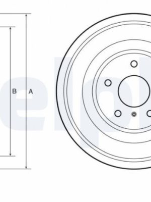 KAMPANA FREN FORD COURİER 23> Dış: 304mm/ İç:141mm