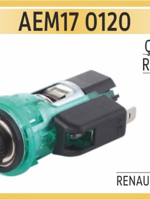 KOMPLE ÇAKMAK SOKETLİ İÇ GÖVDE 12V R9-R11-R19-R21-CLIO-KANGOO-MEGANE-ISUZU PICK UP