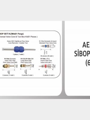 SİBOP SETİ KLİMA 61 ADET