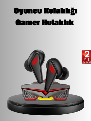 Kablosuz Bluetooth Kulaklık Düşük Gecikmeli 3D Ses ve LED Işıklı Tasarım