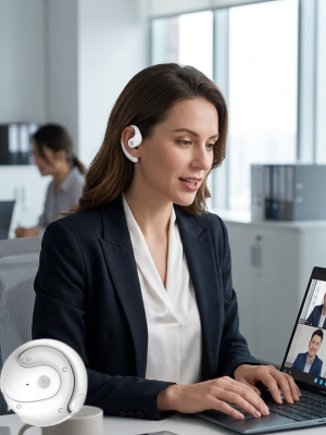 Bluetooth Kulaklık Çift Mikrofonlu Uzun Kullanım Süreli ve Hızlı Şarj Özellikli