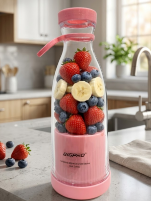 USB Şarjlı Mini Blender Taşınabilir Smoothie Yapıcı Hafif ve Pratik Tasarım