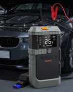 Taşınabilir Araç Çalıştırma Jump Starter Hava Pompası Dijital Basınç Göstergeli Güç Bankası - Görsel 5