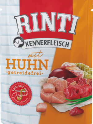 RINTI TAVUKLU POUCH KÖPEK MAMASI 400 GR X 5 ADET