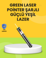 Uzun Mesafe Görünürlüklü Yeşil Lazer Pointer Şarjlı - Görsel 5