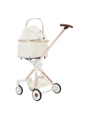 EuroDog Katlanabilir Köpek Arababası Altın 83x48,5x110 cm