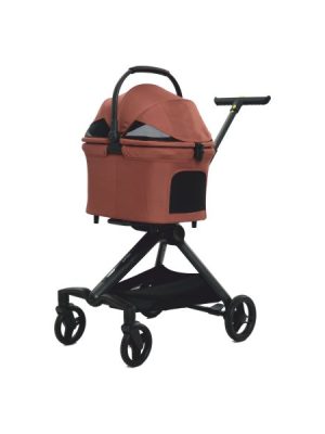 EuroDog Katlanabilir Köpek Arabası Turuncu 66x52x110cm
