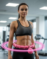 Masajlı Akıllı Hula Hoop Ayarlanabilir Fitness Çemberi - Görsel 5
