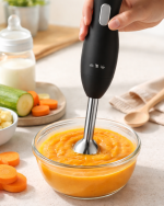Ergonomik Tasarımlı El Blenderı Paslanmaz Çelik Metal Blender Ayağı - Görsel 5