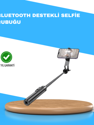 Uzaktan Kumandalı Bluetooth Selfie Çubuğu– 130 cm Ayarlanabilir
