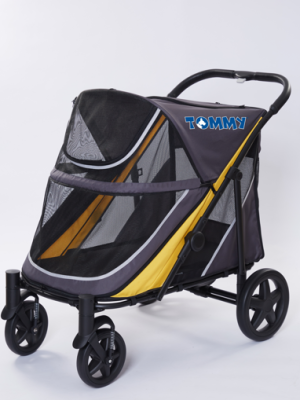 Tommy Evcil Hayvan Arabası Gri 112*65*100cm Max 40kg