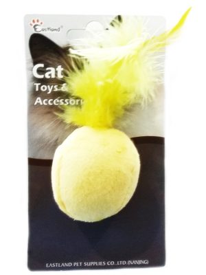 Eastland Kedi Otlu Tüylü Top 4,5 Cm Karş.renkli