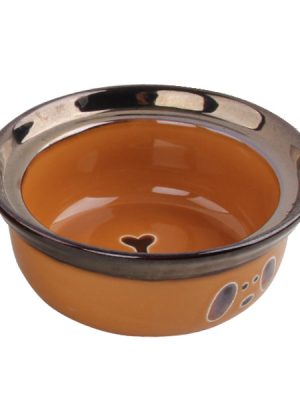 Pawise Seramik Mama Kabı Turuncu 1100 Ml
