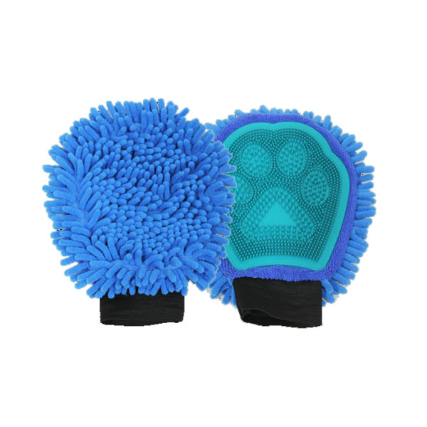 679-11496.jpg Pawise 2 In 1 Grooming Glove Tarama Eldiveni - Görsel 1
