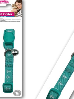 Pawise Çapa Desenli Yeşil Kedi Boyun Tasması 30 cm