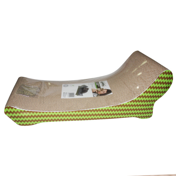 679-28494.jpg Pawise Şezlong Şekilli Karton Kedi Tırmalama 47 cm - Görsel 1