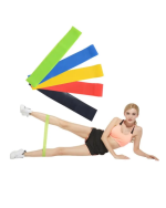 Pilates ve Fitness Direnç Bandı Egzersiz İçin Esnek Güçlendirme Lastiği - Görsel 2
