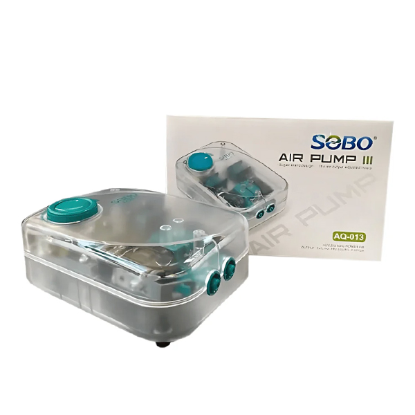 745-AQ-013.jpg Sobo Hava Motoru Şeffaf Kasa 6W 2 x 4 LtMin - Görsel 1