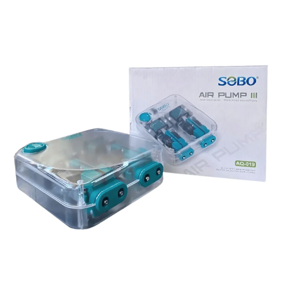 745-AQ-019.jpg Sobo Hava Motoru Şeffaf Kasa 12W 4 x 6 LtMin - Görsel 1