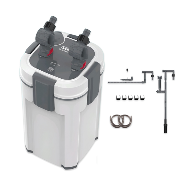 745-AQ-903F-UV.jpg Sobo Dış Filtre 1000 Lth 9W UV Lambalı (4) - Görsel 1
