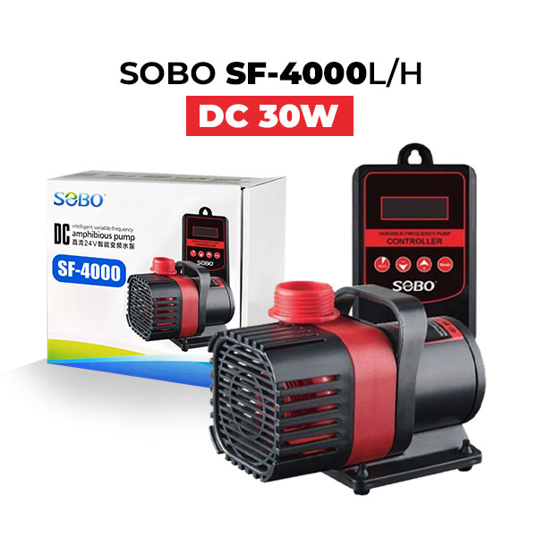 745-SF-4000.jpg Sobo Debi Kontrollü DC Pompa 30W 4000 LtH 4,5 M - Görsel 1