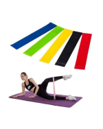 Pilates ve Fitness Direnç Bandı Egzersiz İçin Esnek Güçlendirme Lastiği - Görsel 3