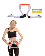 Direnç Bantlı Kol Göğüs Omuz Egzersiz Aleti Evde Fitness Seti - Görsel 3