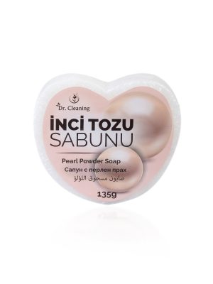 Dr. Cleaning - İnci Tozu Kalp Sünger Sabun 135 Gr - 2 Adetlik Set Ürün