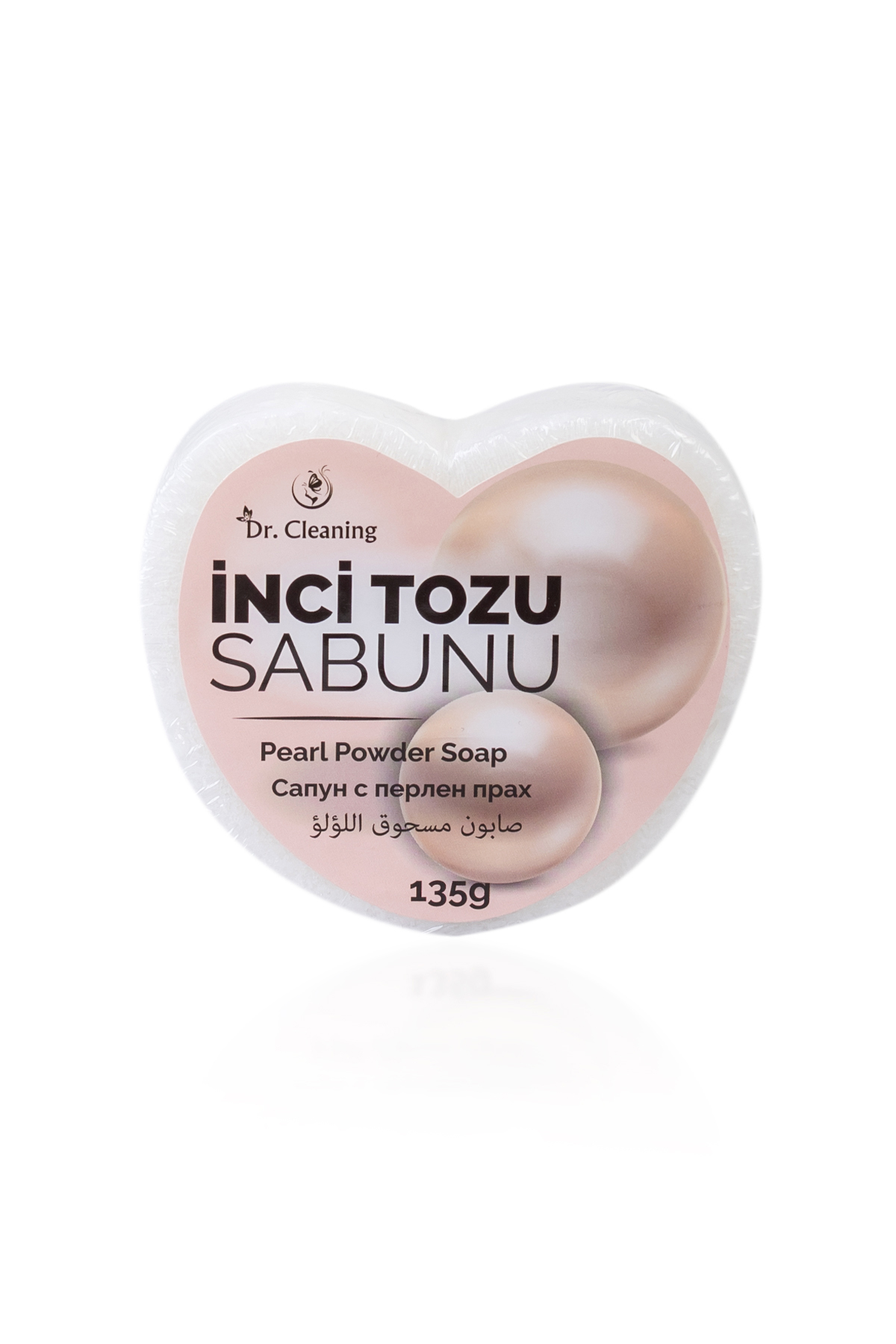 8684862830399_1.jpg Dr. Cleaning - İnci Tozu Kalp Sünger Sabun 135 Gr - 2 Adetlik Set Ürün - Görsel 1
