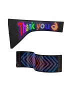LED Matrix Panel RGB Yazı Yazma Animasyonlu Telefon Kontrollü Akıllı Ekran - Görsel 4