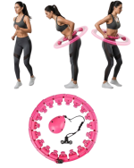 Masajlı Akıllı Hula Hoop Ayarlanabilir Fitness Çemberi - Görsel 3
