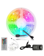 5 Metre RGB LED Şerit Kumandalı 5050 Renk Değiştiren LED Strip - Görsel 4